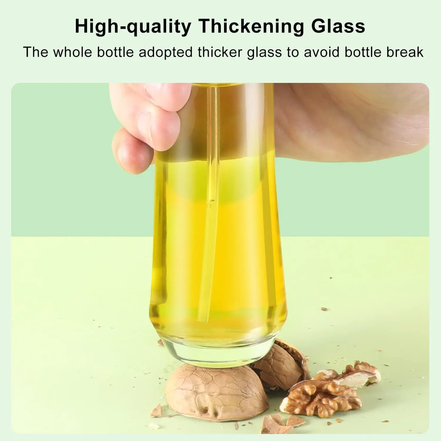 Стеклянный распылитель масла для приготовления пищи бутылка-распылитель