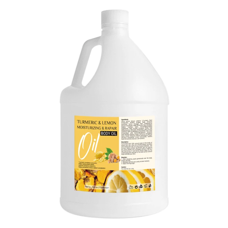 Papaya Lemon Carrot Oil for Skin Lightening Whitening  Body Oil Bulk Gallon Size Body Massage Oil