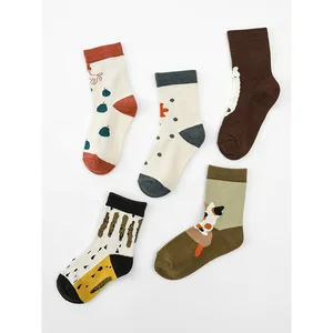 S0089 Adorable Cartoon Socks Kids Cotton Warm Socks Baby Girls Boys Knit Socks