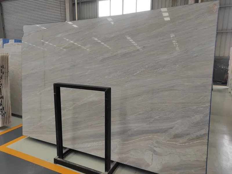 Customized Design Beautiful Natural Star Ocean Blue Grey Marble Floor Tile Design Wall Marbl Marble Slab