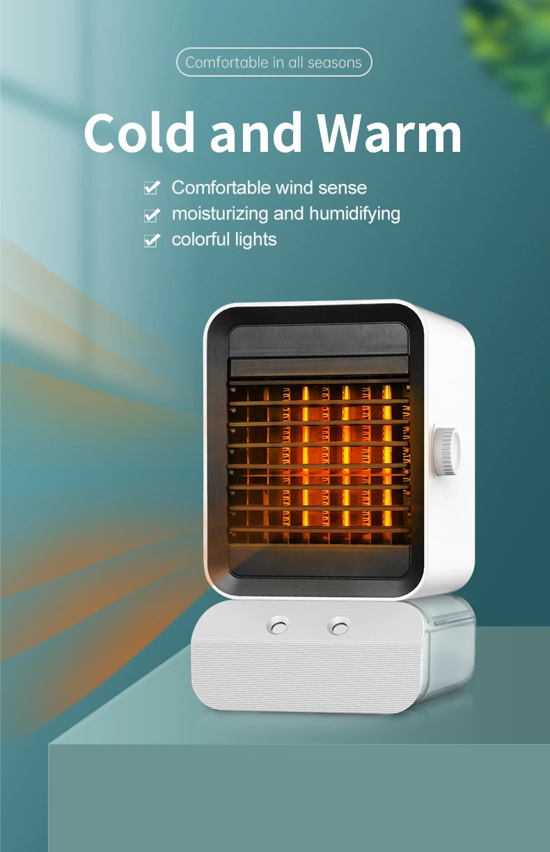 Multifunction 2 In 1 Mini Desktop Water Cooling Air Conditioner Fan