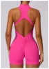 short jumpsuit pink