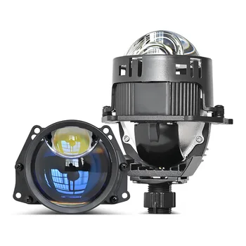 K6 3 Inch Bi LED Projector Headlights Lenses for Hella 3R G5 LED Lights Projector 160W 45000LM Diode Headlamp Car Accessories