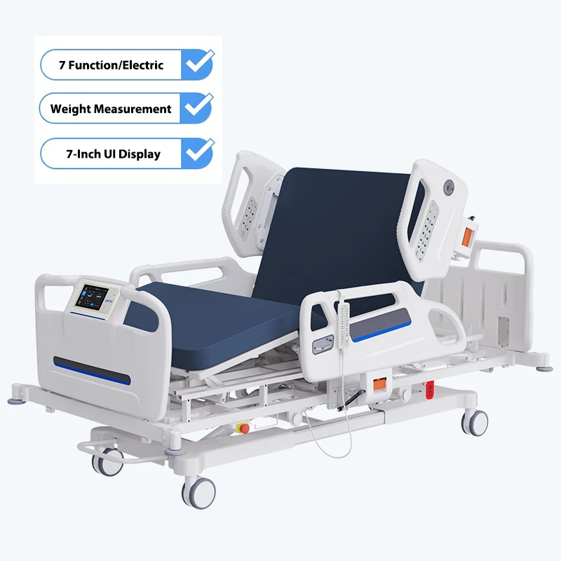 7-Functions Clinic Patient Medical Hospital Bed with Weighing Display