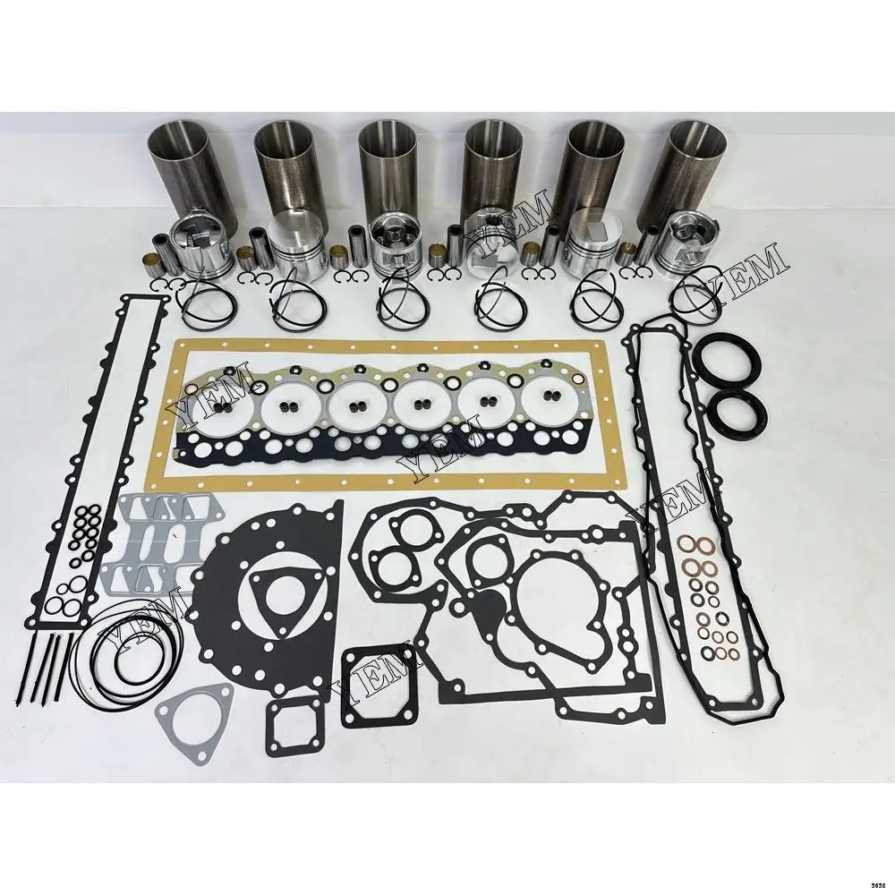 S6S Rebuild Kit With Piston Ring Cylinder Gaskets for Mitsubishi