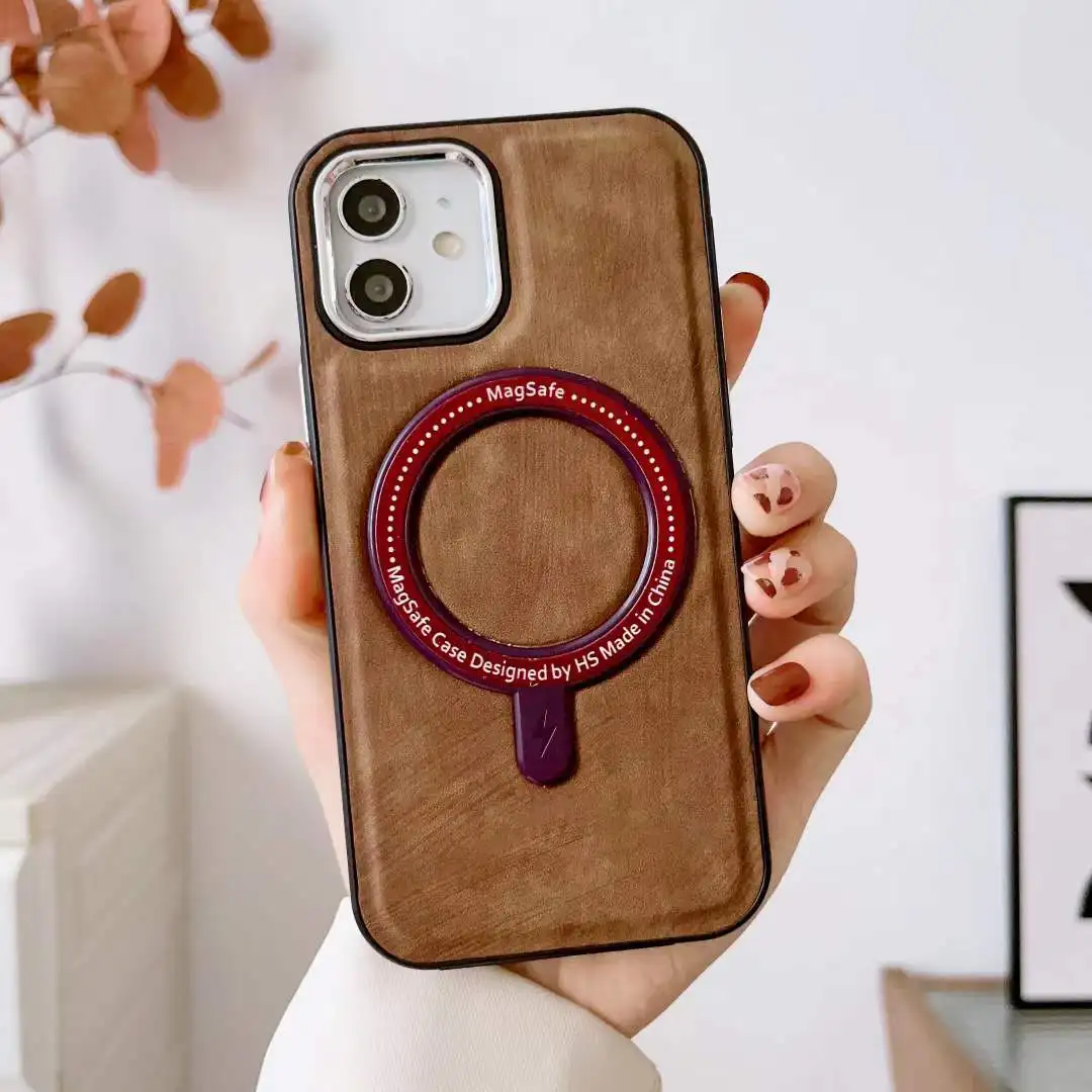 Newest Magsafe Leather Case For Iphone 14 Pro Max Magsafe Case For