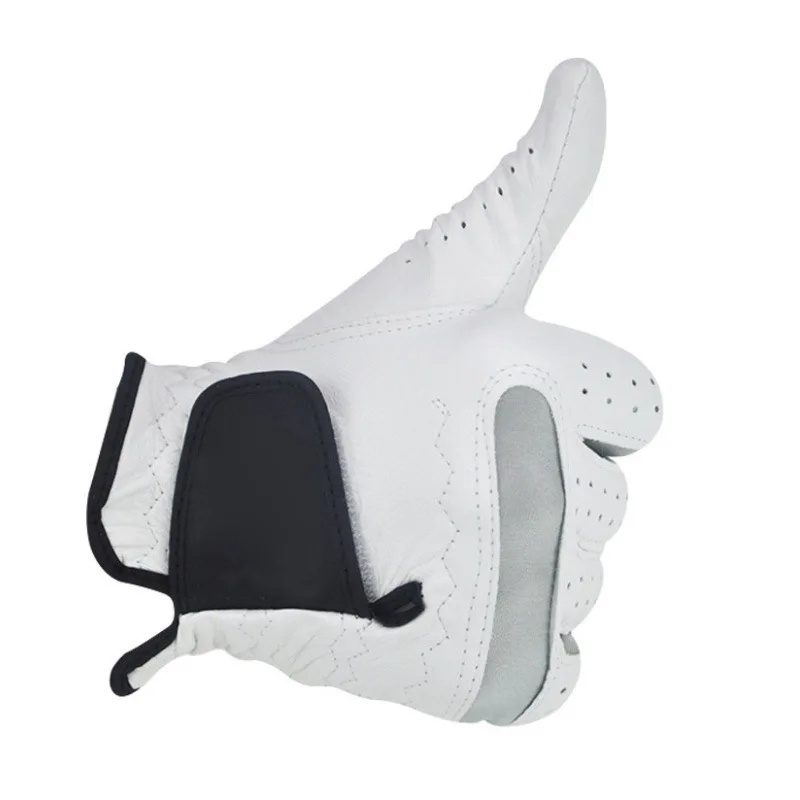 Мужская распродажа высокое качество 2024 оптовая продажа OEM кожаный материал перчатки для гольфа