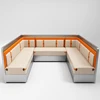 U-shaped sofa booth