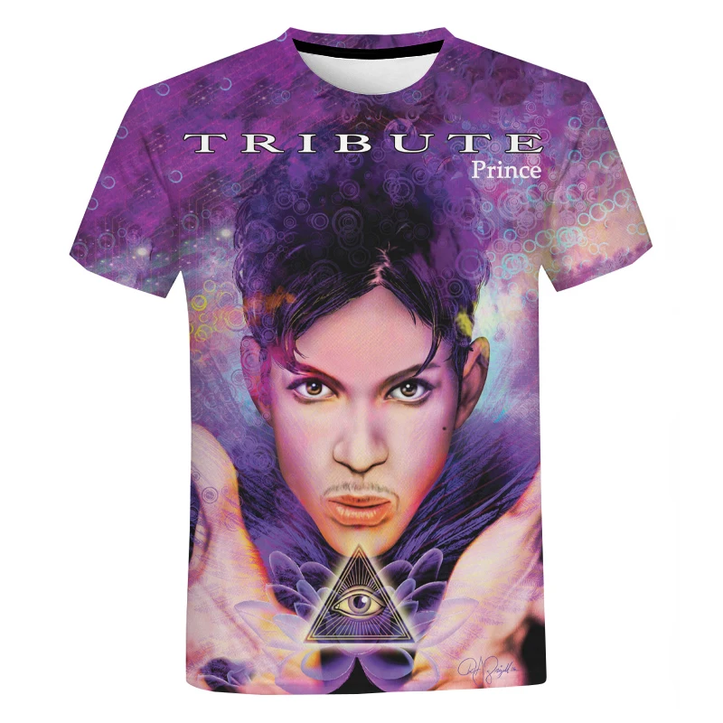 Popular Singer Prince Rogers Nelson Purple NewFashion 3DPrint Summer  Baseball Shirts Jersey Funny Casual Unisex Short Sleeves X1 - AliExpress