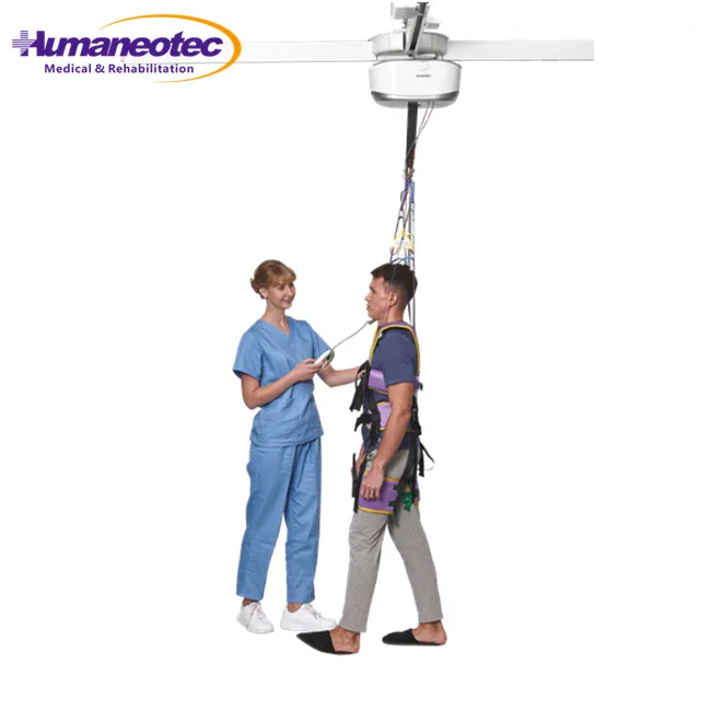 Innovative Ceiling Hoist System  Function Helps Recovering Patients to Their Feet