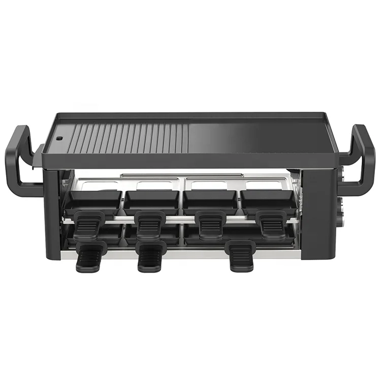 22949室内电烤盘聚四氟乙烯桌面压铸铝Hotno烤架火山烤架电动不粘