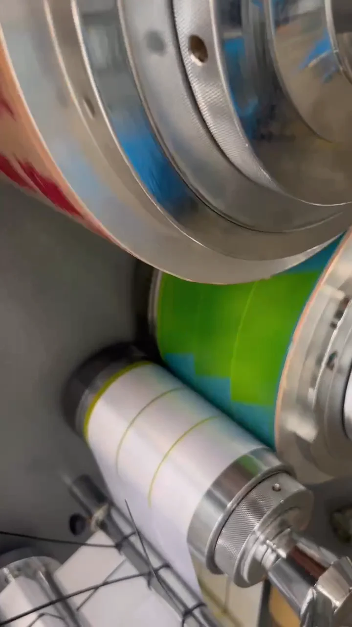 High Speed Nylon Taffeta Label Printing Machine / 5 Colors Clothes Care