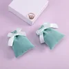 Green Bag with Green Ribbon