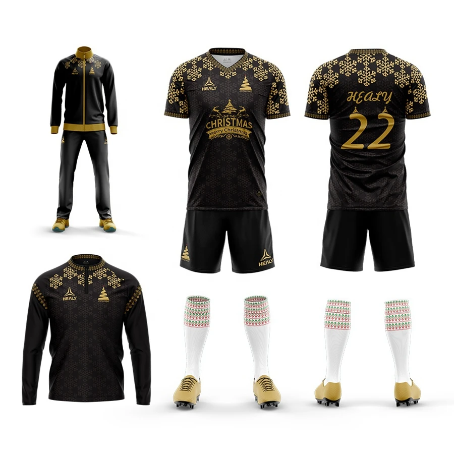 Custom Design Soccer Kit With Numbers Football Kits Full Set Soccer Kit Kids