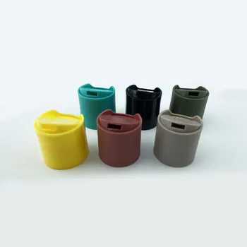 Best Selling 24/28mm Cosmetic Disc Top Press Cap Perfume PP Plastic Material Fragrance Bottle Decoration Disc Cap