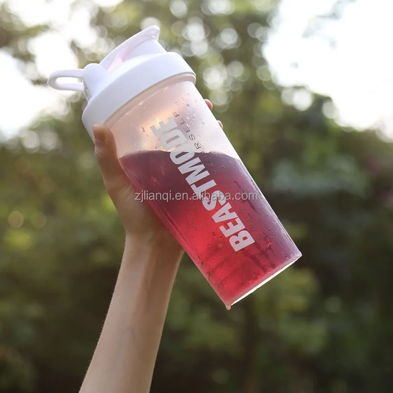 2022 Custom Color Food Grade Bpa Free Sport Shaker Fitness Gym Plastic