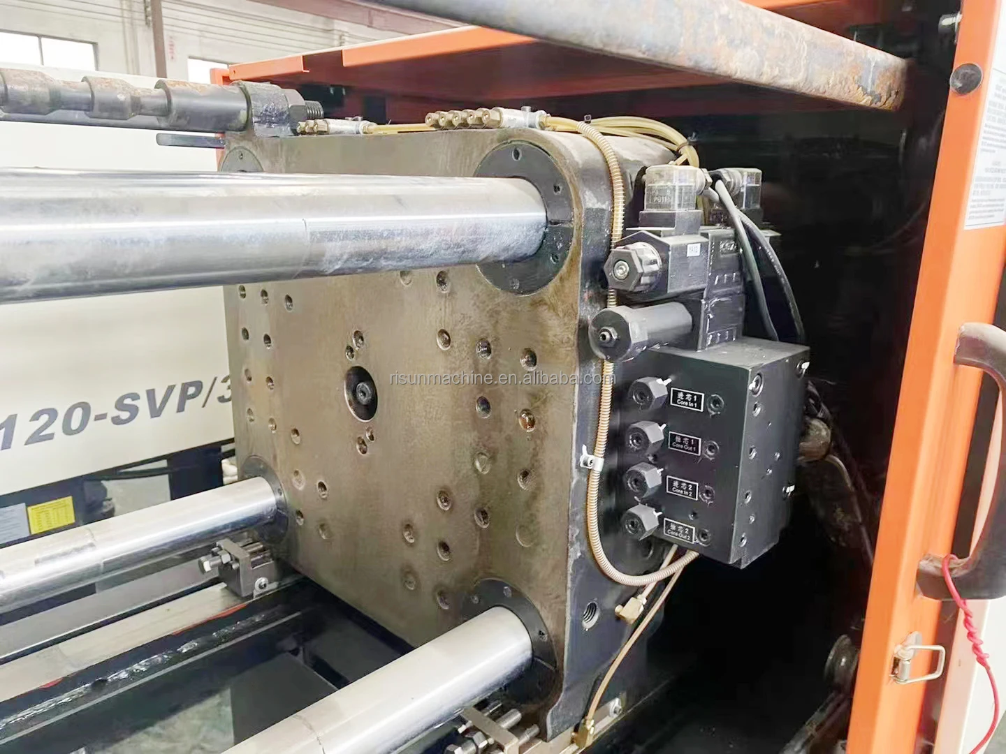 120 тонн Тайвань CHENHSONG гидравлический зажим бывшая в употреблении машина для литья под давлением пластиковая