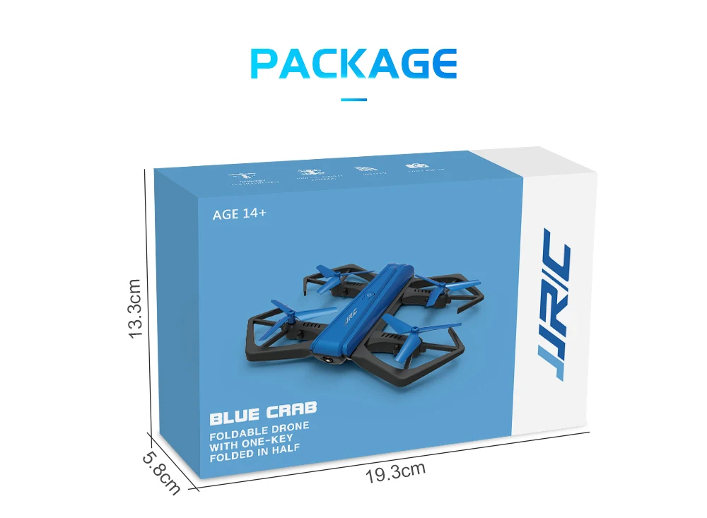 Jjrc h43wh wifi fpv with 720p camera cheap high hold mode foldable arm rc drone quadcopter