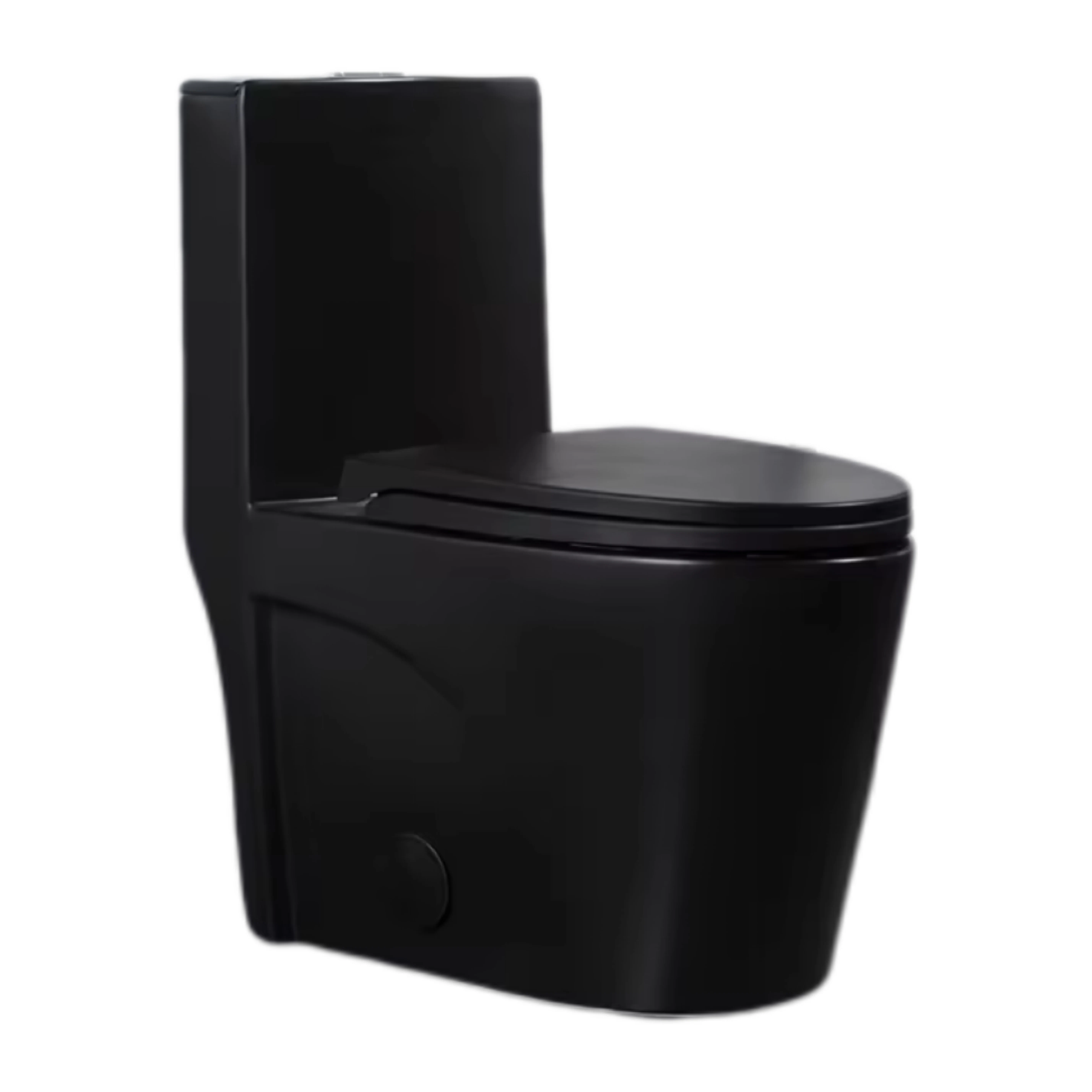 Black bathroom water closet UPC certified american style siphonic toilet bowl bathroom ceramic one piece toilet supplier