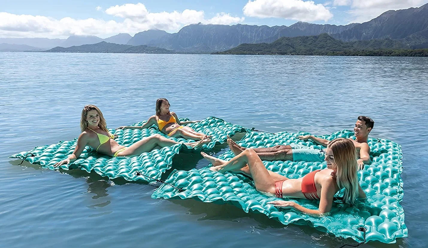 Lake Floats Pool Hammock Inflatable Floating Mat For Lake Pool Boating