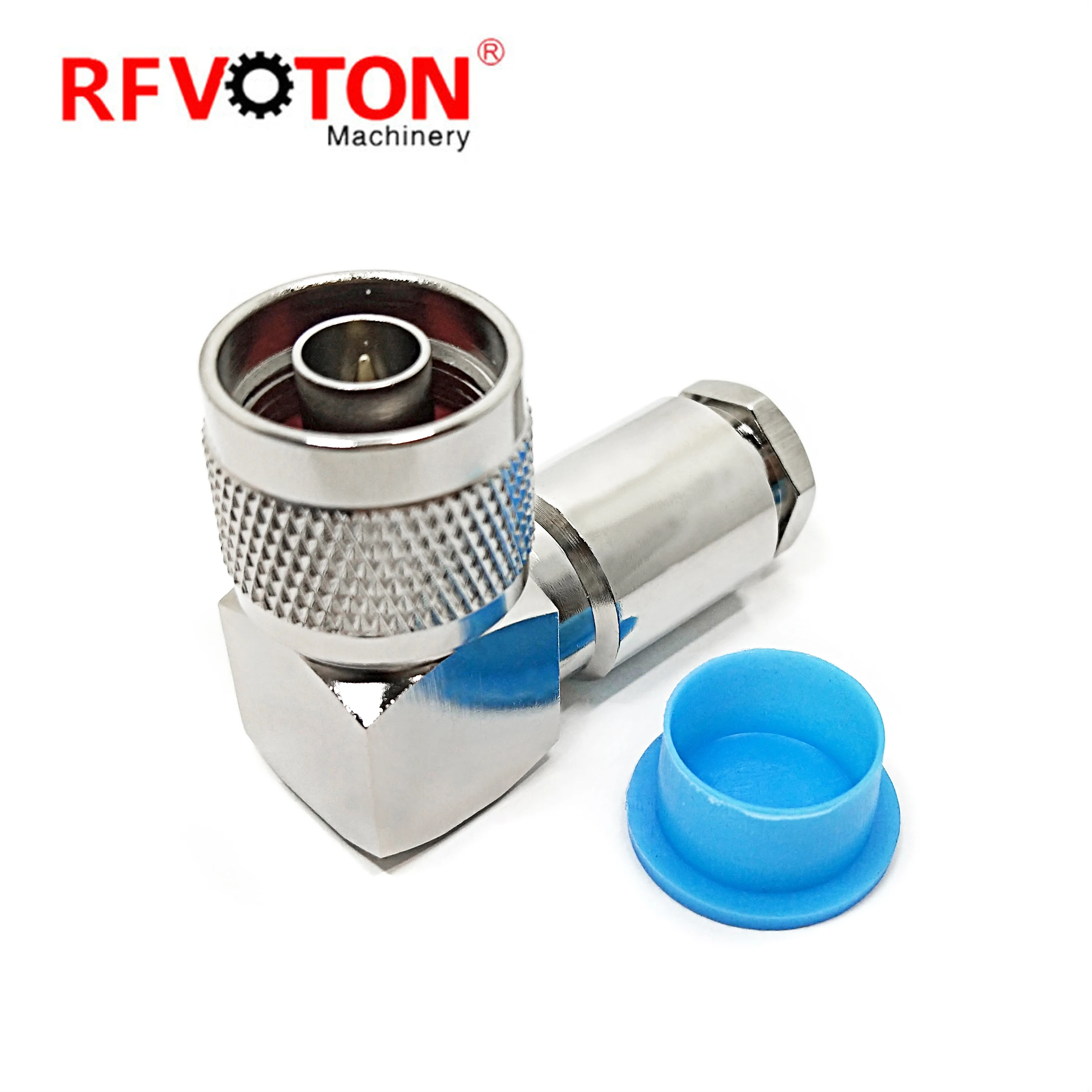 Factory Supply Rf Conector N Male Plug Macho RA Clamp Mounting Right Angle Rg58 Cable Elbow Rf Coax Coaxial Connectors ROHS