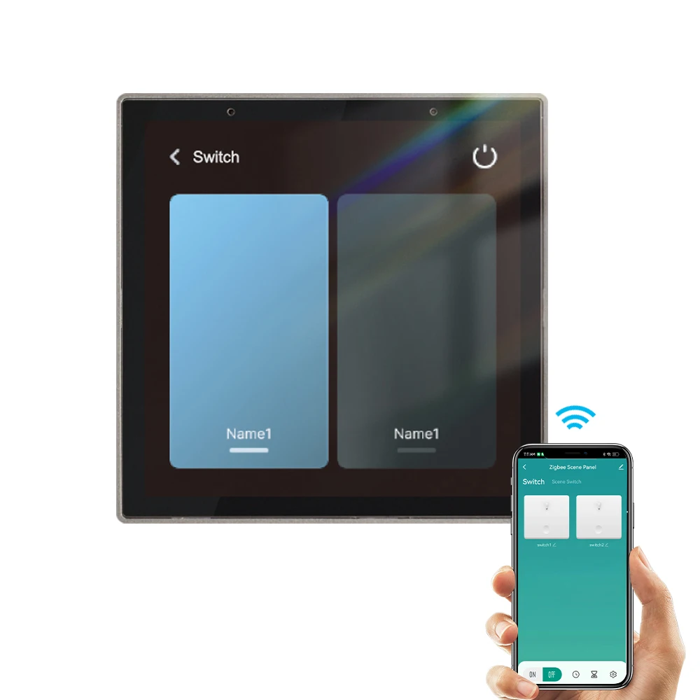 US AU Standard TuyaSmartApp wifi ButtonSmartSwitch 1-4 Gang Compatible with Google Assistant AlexaSmartHomeProducts thumbnail 2