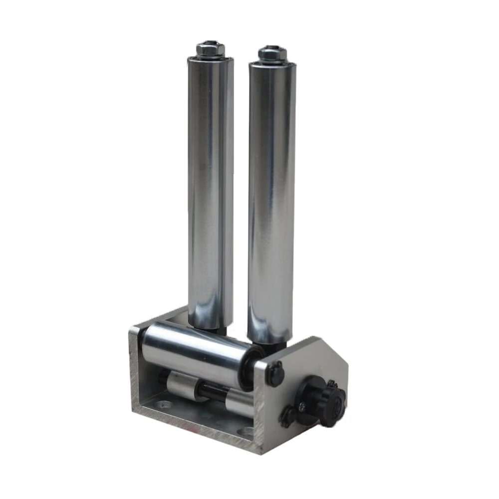 Wire Guide Rollers 30 for Rolling Drive Electrical Guide Wire Both Sides Adjustable Stainless Steel 25mm Diameter Long 150mm