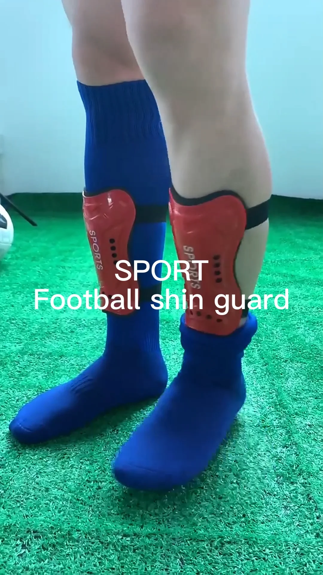 Customized Soccer Shin Guards Calf Inserts Socks Lids Light Nonslip