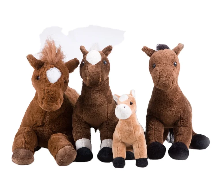 stuffed brown horse