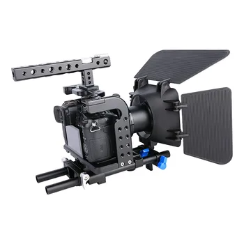 YELANGU Black C7 DSLR Camera Cage GH4 GH5 Camera Cage for DSLR Camera GH4 GH5 product image