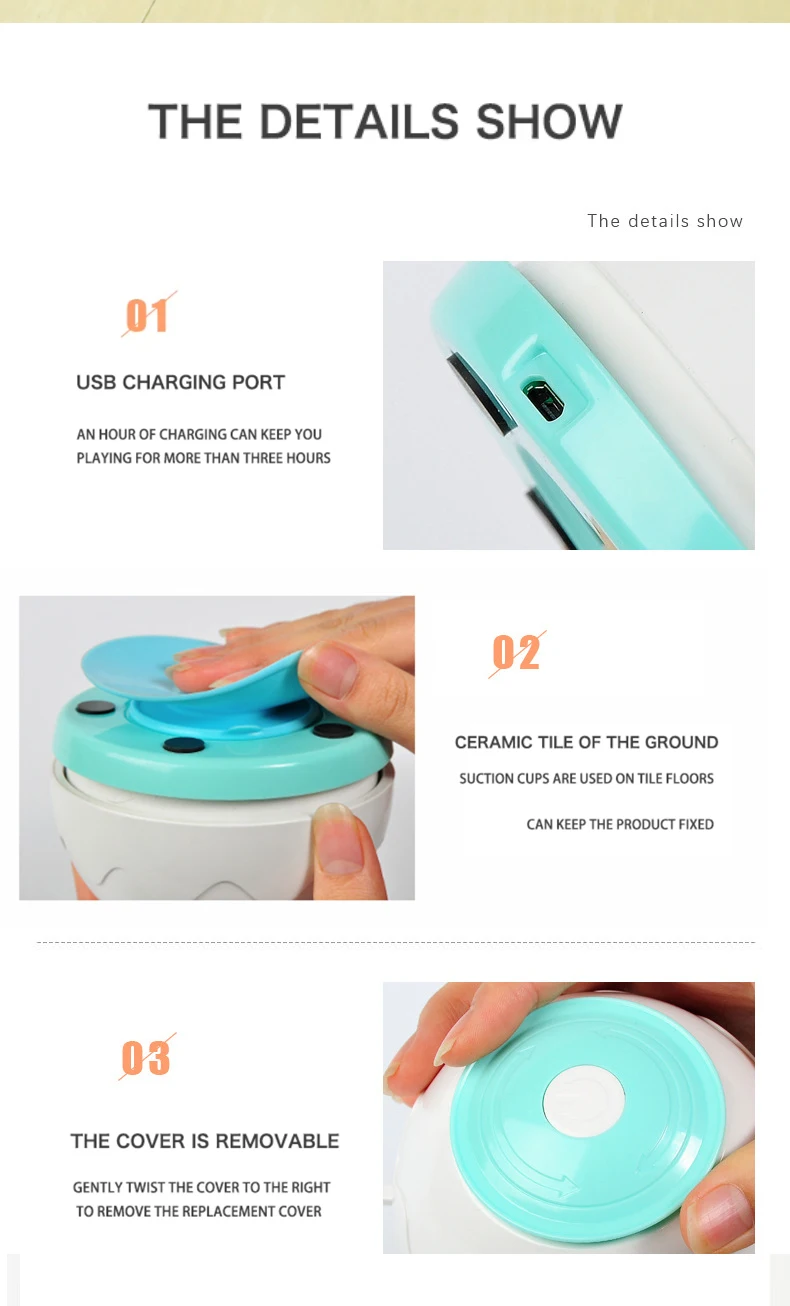 Dougez Interactive Cat Toys for Indoor Cats Motion Activate with Mat Rechargeable Cat Hunting Toy Hide and Seek Toy supplier