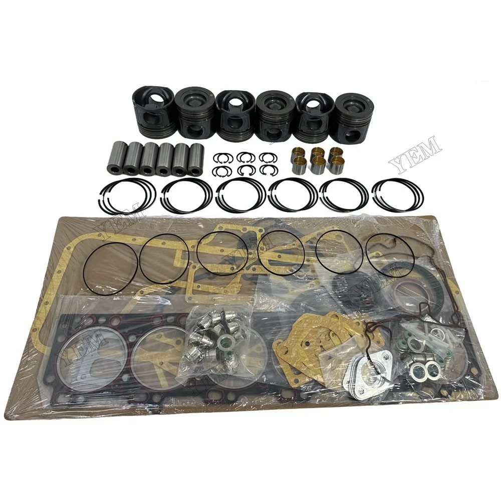 Overhaul Repair Kit With Cylinder Gasket Set Piston Rings Fit for QSL9.3 Engine Parts
