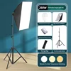 Ensemble de lampes simples noir-280W
