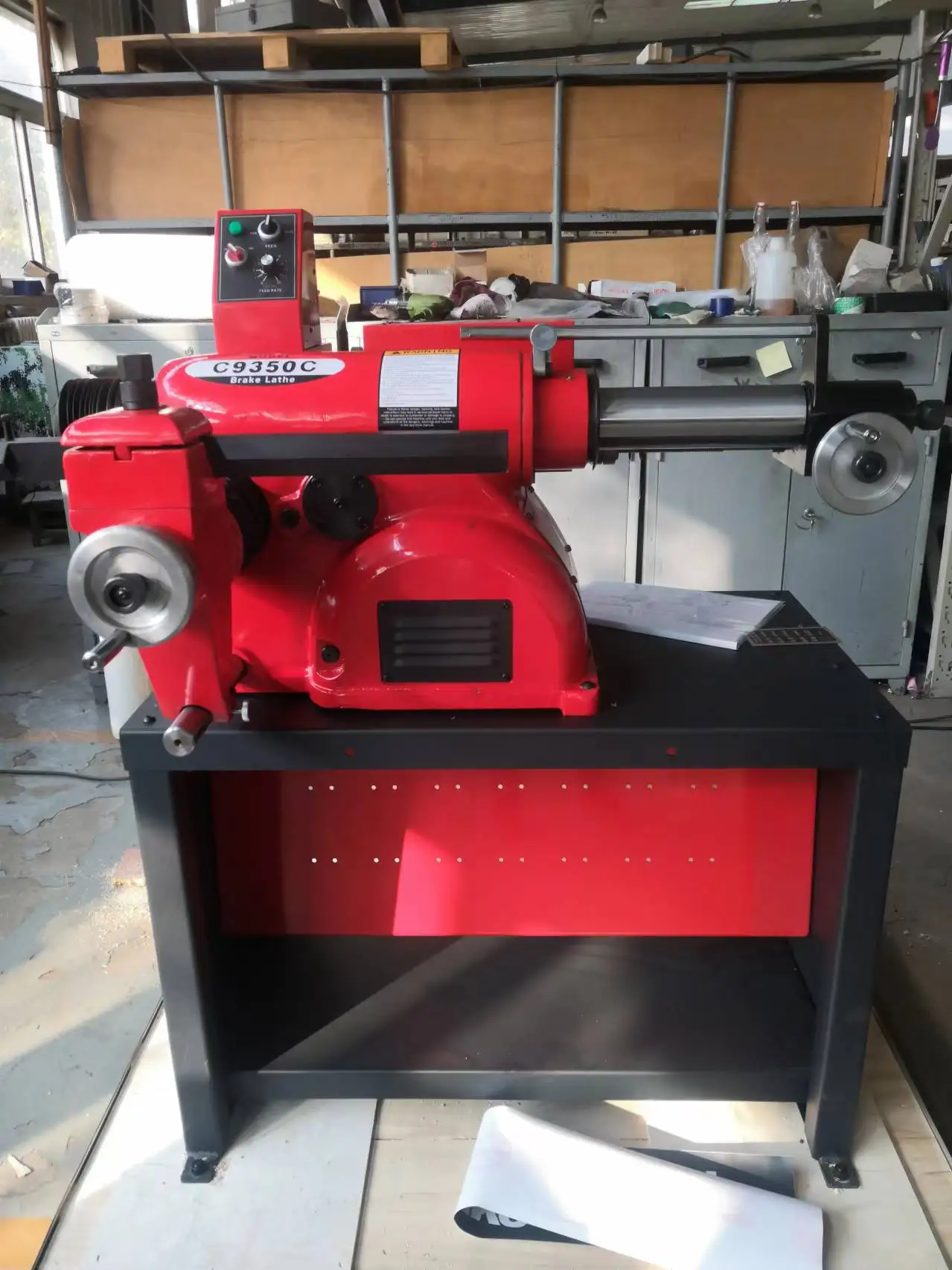 SHINELY C9350c Brake Lathe Machine Brake Disc Repair Machine