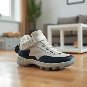 Factory Baseball Shoes Rubber Black and White Spring Custom Metal  Spike Baseball Cleats for Men