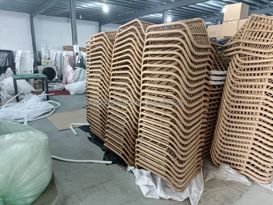 Factory Manufacturer Cheap Patio Furniture Outdoor Rattan Woven Rope