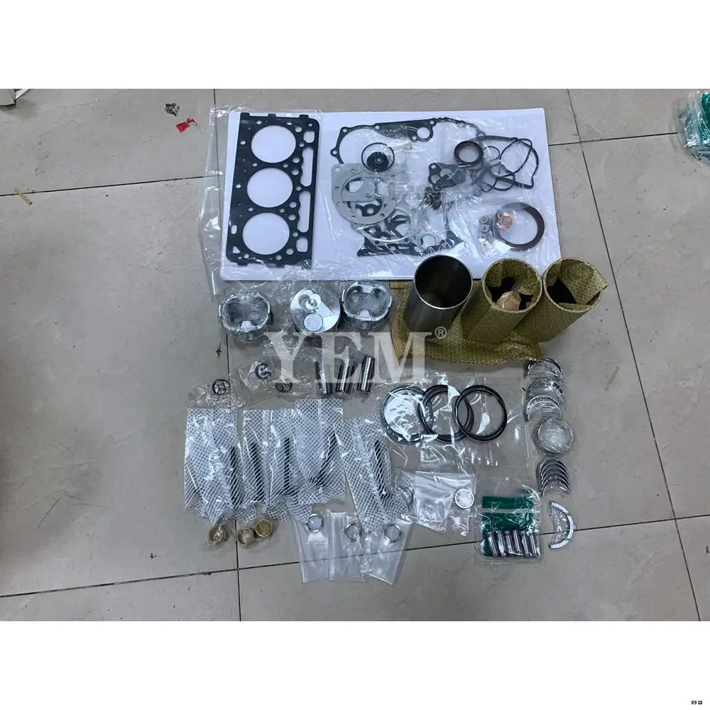 New And Genuine D902 Overhaul Kit With Bearings Piston Rings Full Gasket Set Liner Valve Kit for Kubota