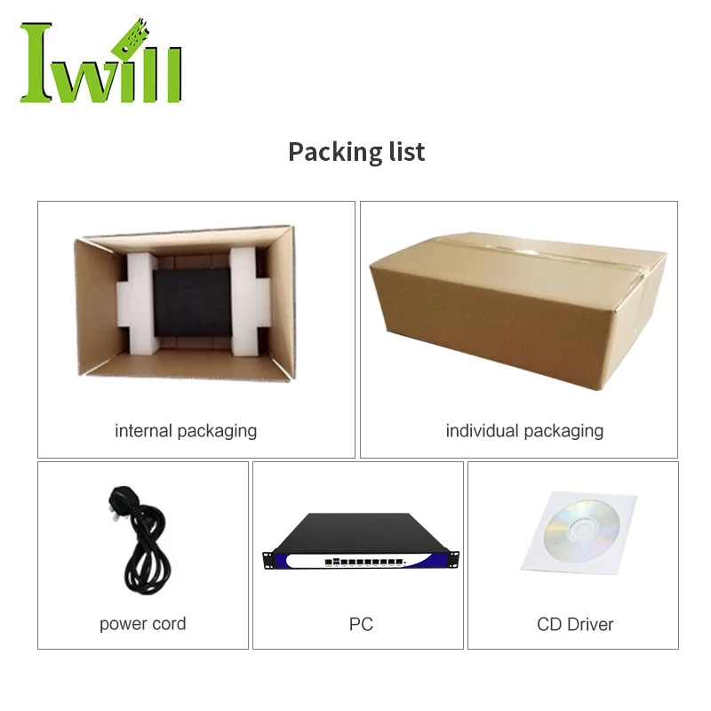 High Quality Pfsense Firewall Hardware Support 2 Optical Fiber Terminal Box Router Mini Computer