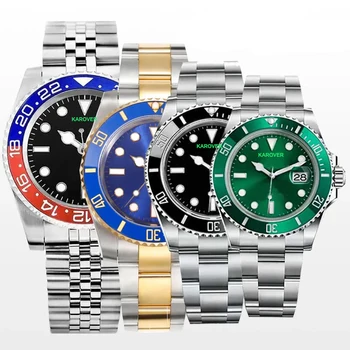 OEM designer wrist watch for men automatic mechanical ceramics watch stainless steel fashion wristwatch luminous Round watches