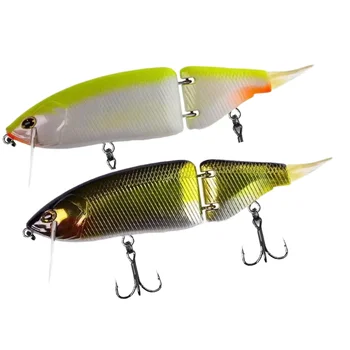 Floating Multi-Joint Trolling & Gliding Hard Minnow, Double Jointed Fishing Lure, 165mm / 135mm – Minnow – view 2
