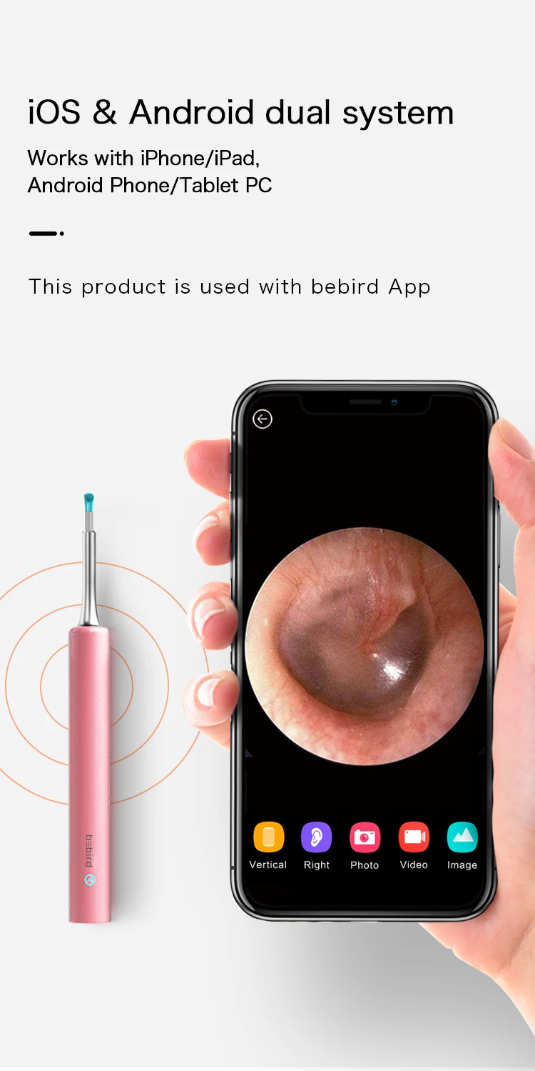 Hot for mercado libre! Wireless ear otoscope endoscope for all iOS Android phone tablet