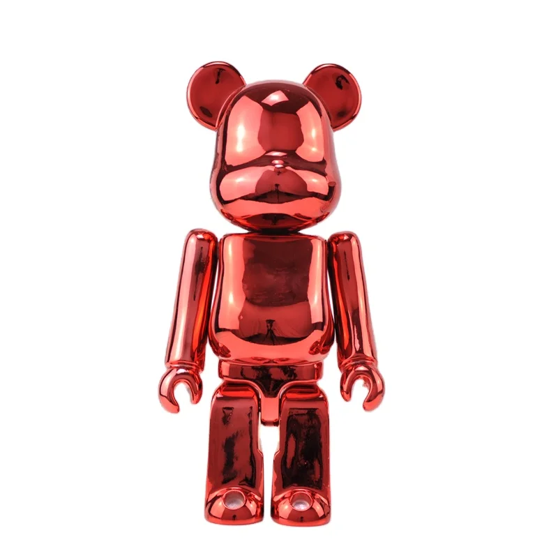 hot-sale home office indoor decoration painted resin bear brick