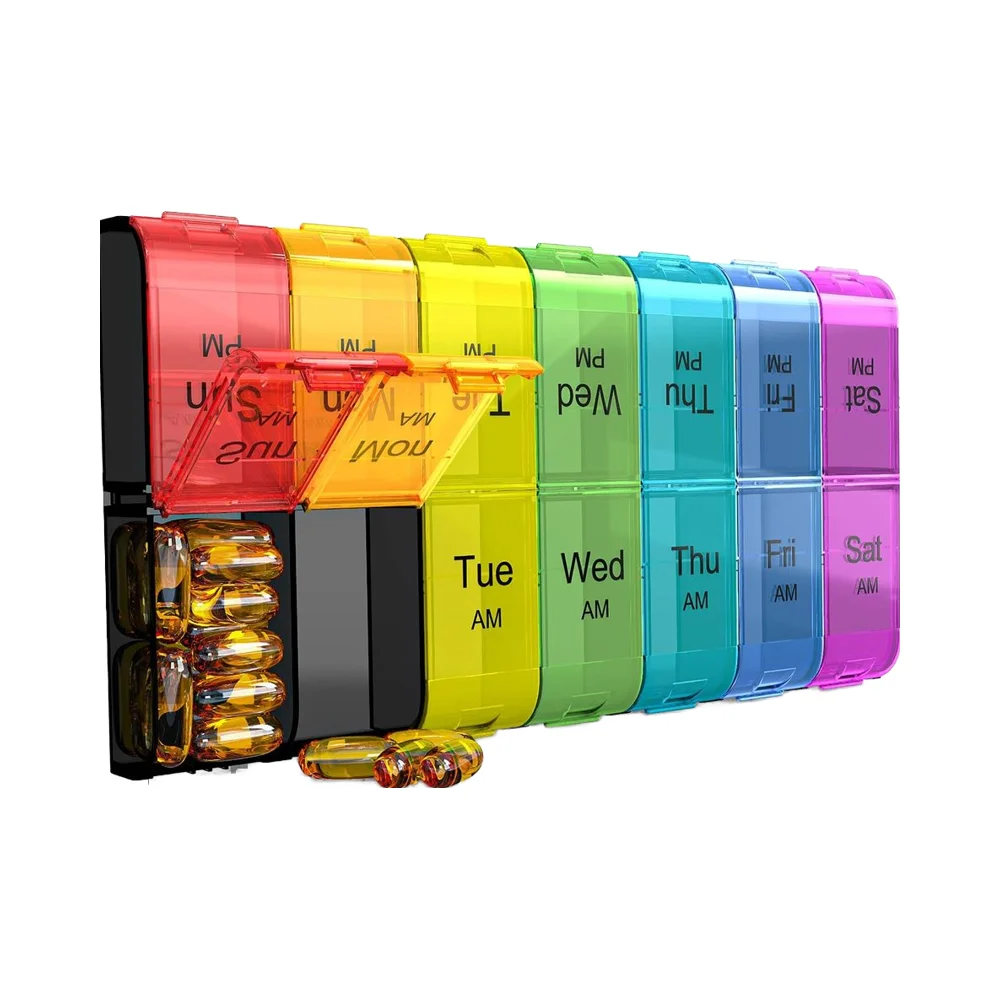 Pill Organizer — Weekly AM/PM
