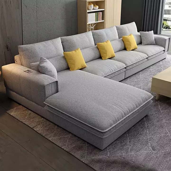 Negotiation Single Double L Shaped Sofa Furniture Set Living Room Sofas ...