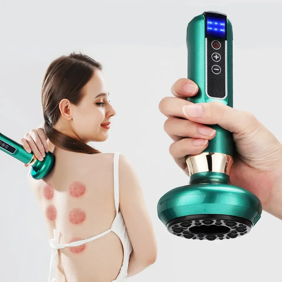 Electric Intelligent Cupping Set Vacuum Suction Machine Cupping Different Gears Adjustable High Quality Portable Easy to Use