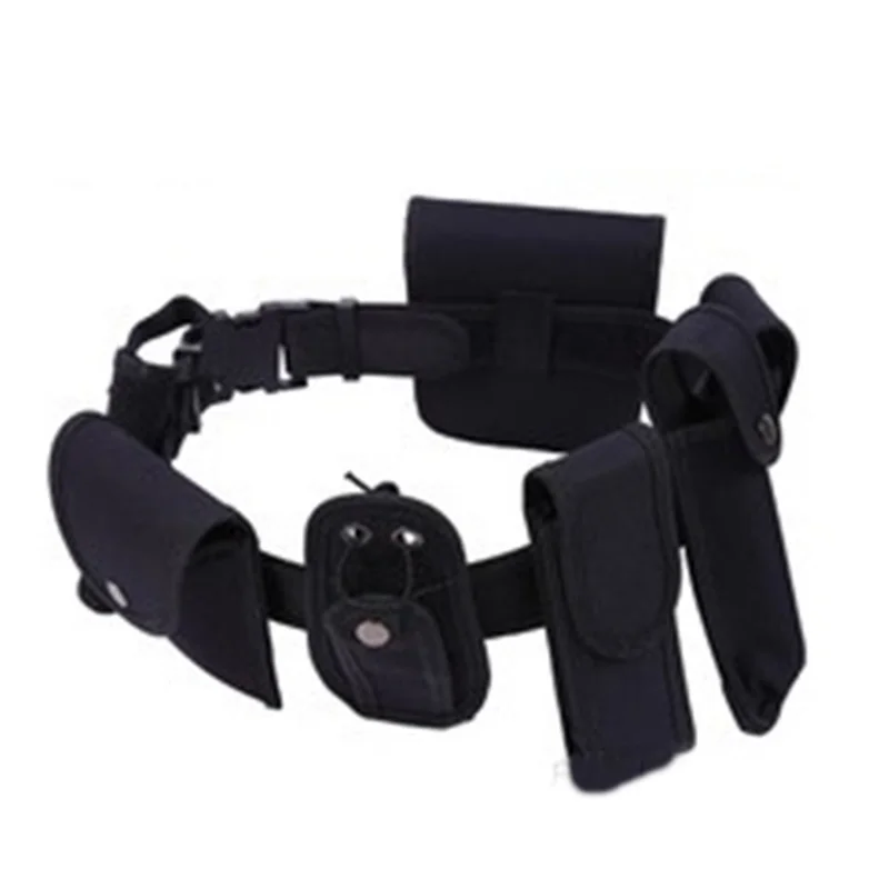 Wholesale Outdoor Eight Piece Adjustable Multi-functional Belt for Training Sports Security and Duty Belts