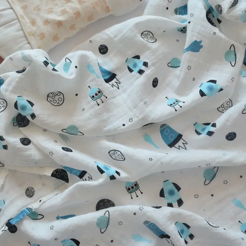 Golden Supplier Easy Adjustable Neutral Soft Bamboo Cotton Muslin Baby