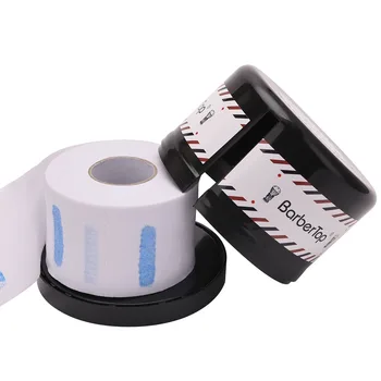 Barbershop Barber Neck Strip Paper Holder Salon Hairdressing Tissue Paper Dispenser Tape Box Storge Cases With Suction Cup