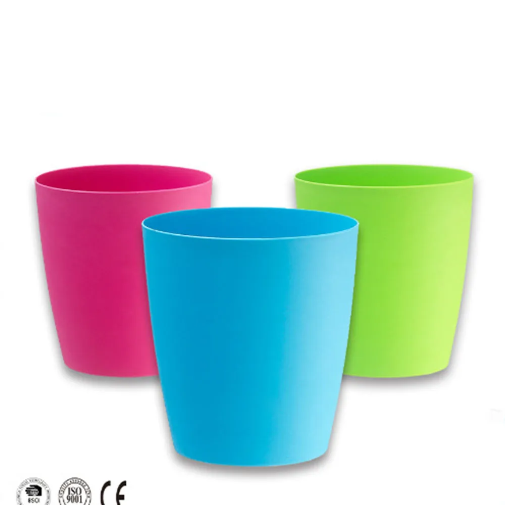 Cross Border High Quality Plastic Simple Colorful Garbage Bin Household Storage Trash Cans