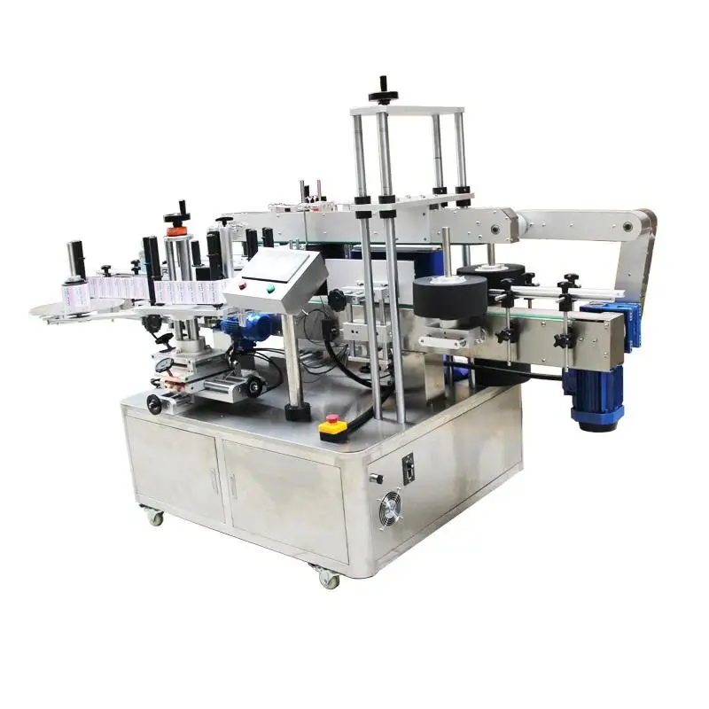 YK Automatic Double Side Sticker Labeling Machine for Round Bottle